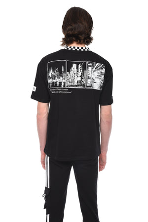 OVERSIZED T-SHIRT WITH CITY PRINT - ZYARI