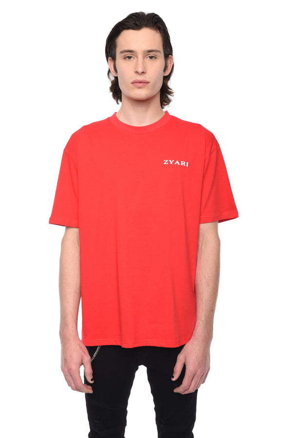 LOGO T-SHIRT - RED - ZYARI