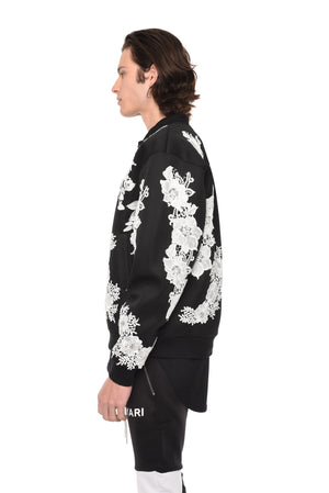 LIMITED EDITION APPLIQUÉ JACKET - BLACK - ZYARI