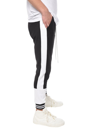 TROUSER WITH SIDE STRIPE AND BOTTOM CONTRASTING STRIPE - ZYARI