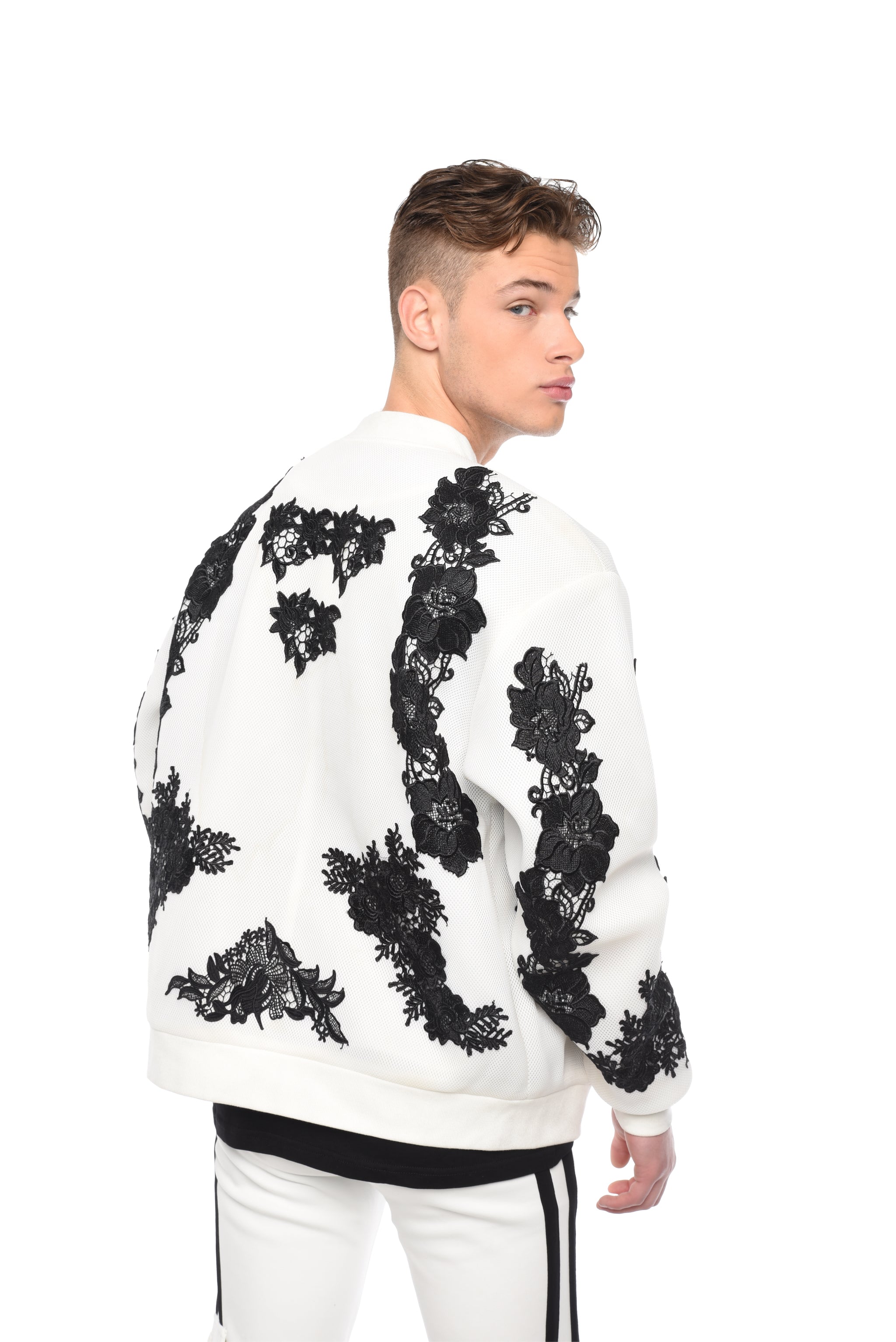 LIMITED EDITION APPLIQUÉ JACKET - WHITE - ZYARI