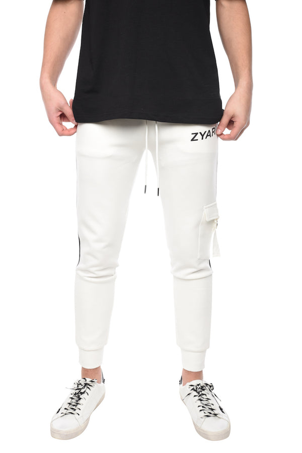 TROUSER WITH BUTTONS - WHITE - ZYARI