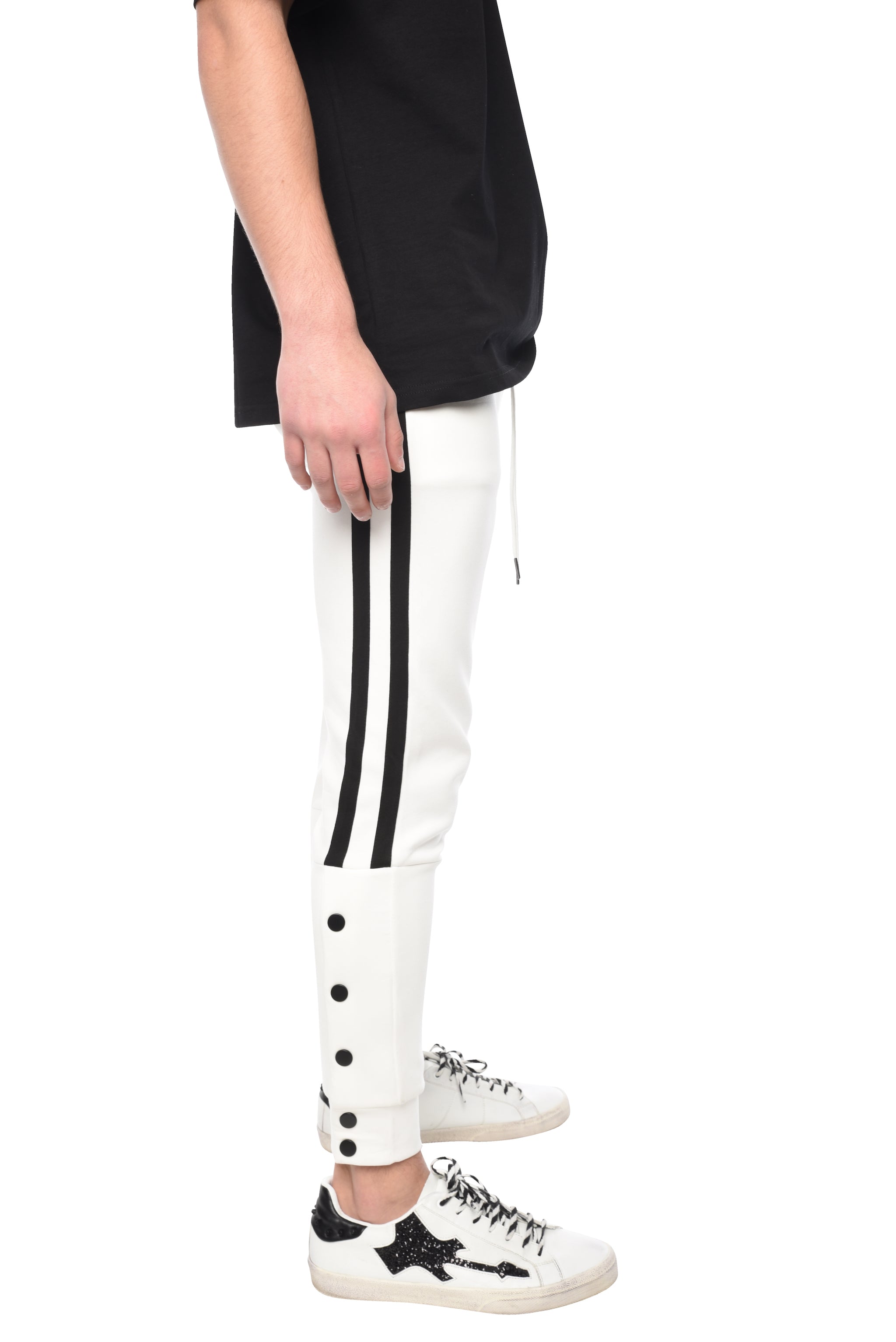 TROUSER WITH BUTTONS - WHITE - ZYARI